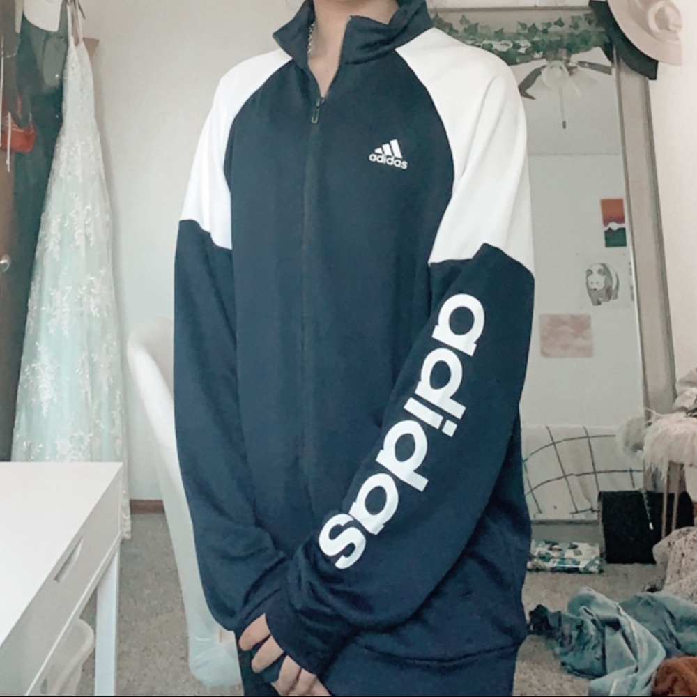 Adidas zip up jacket